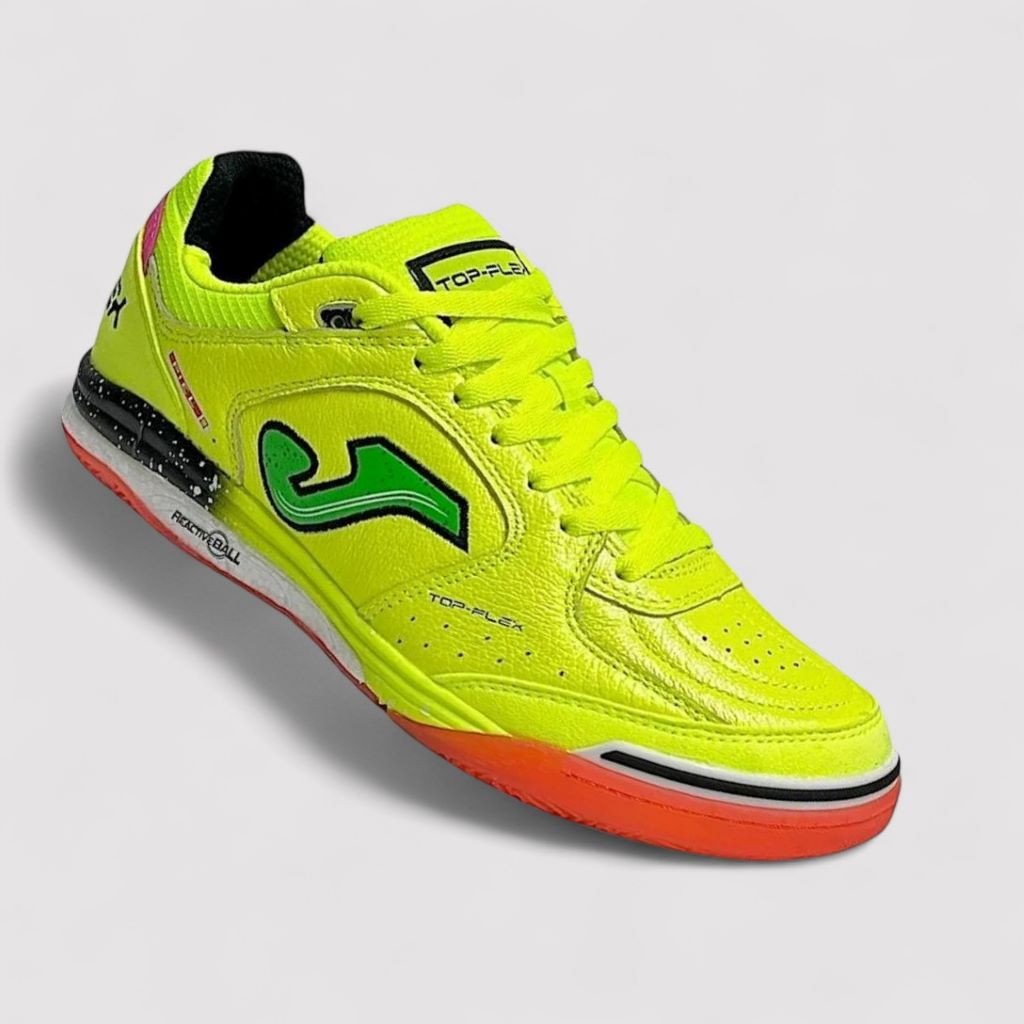 CHUTEIRA FUTSAL JOMA TOP FLEX REBOUND AMARELO NEON